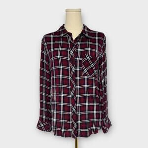 Rails Plaid Button Down Shirt in Red/Navy/White Size Small